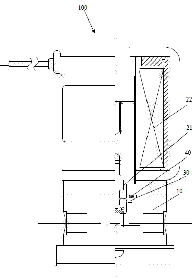 Two-way electromagnetic vale with diaphragm structure