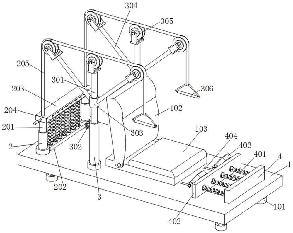 Medical rehabilitation assisting exercise device for treatment of patients of internal medicine department