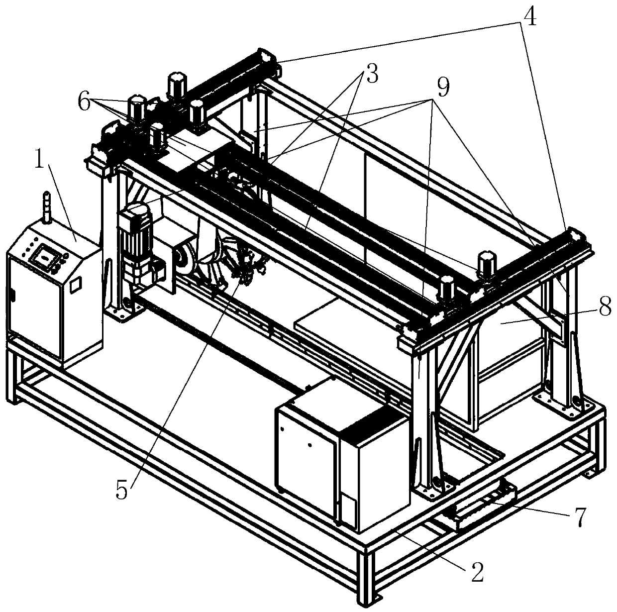 Experimental system for simulating impact presplitting and cutting