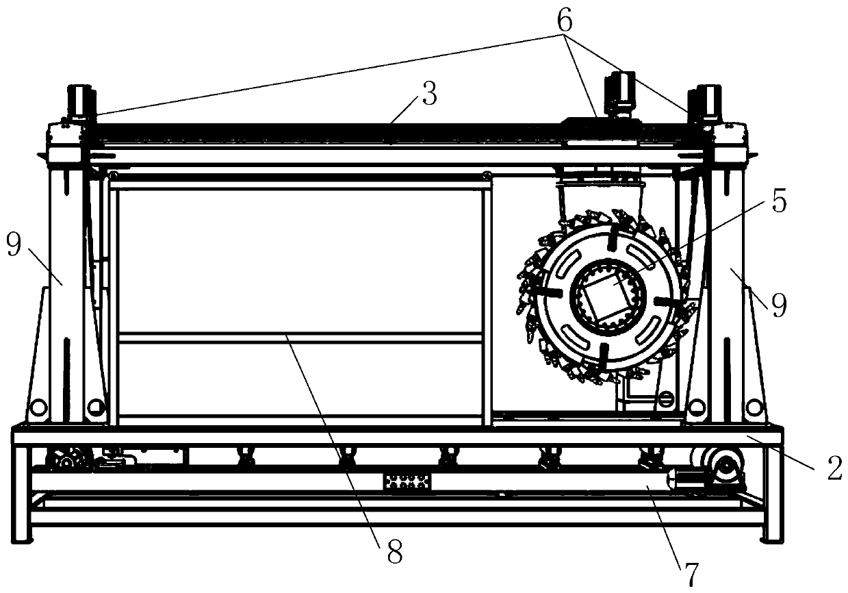 Experimental system for simulating impact presplitting and cutting