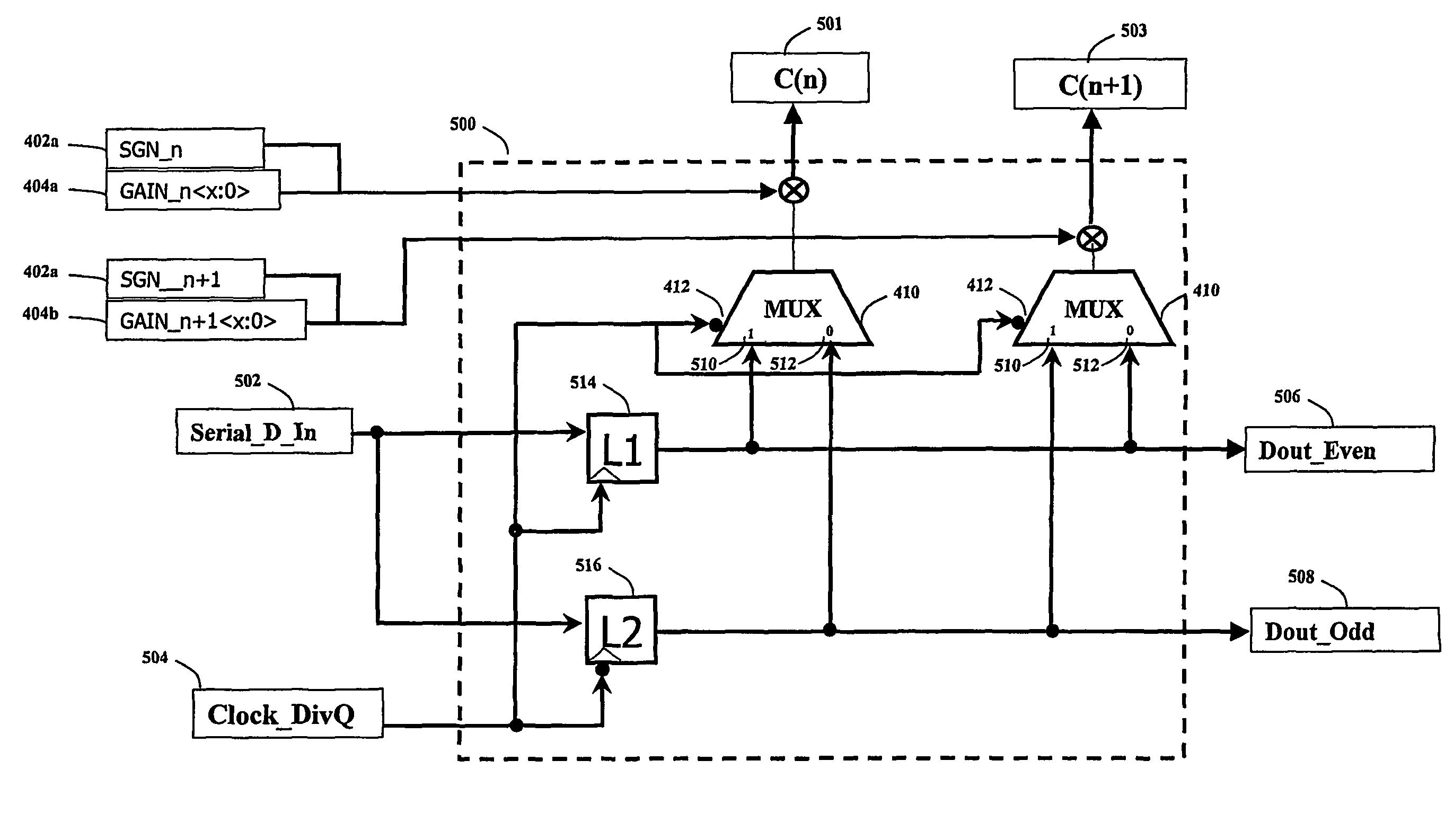Operating frequency reduction for transversal FIR filter