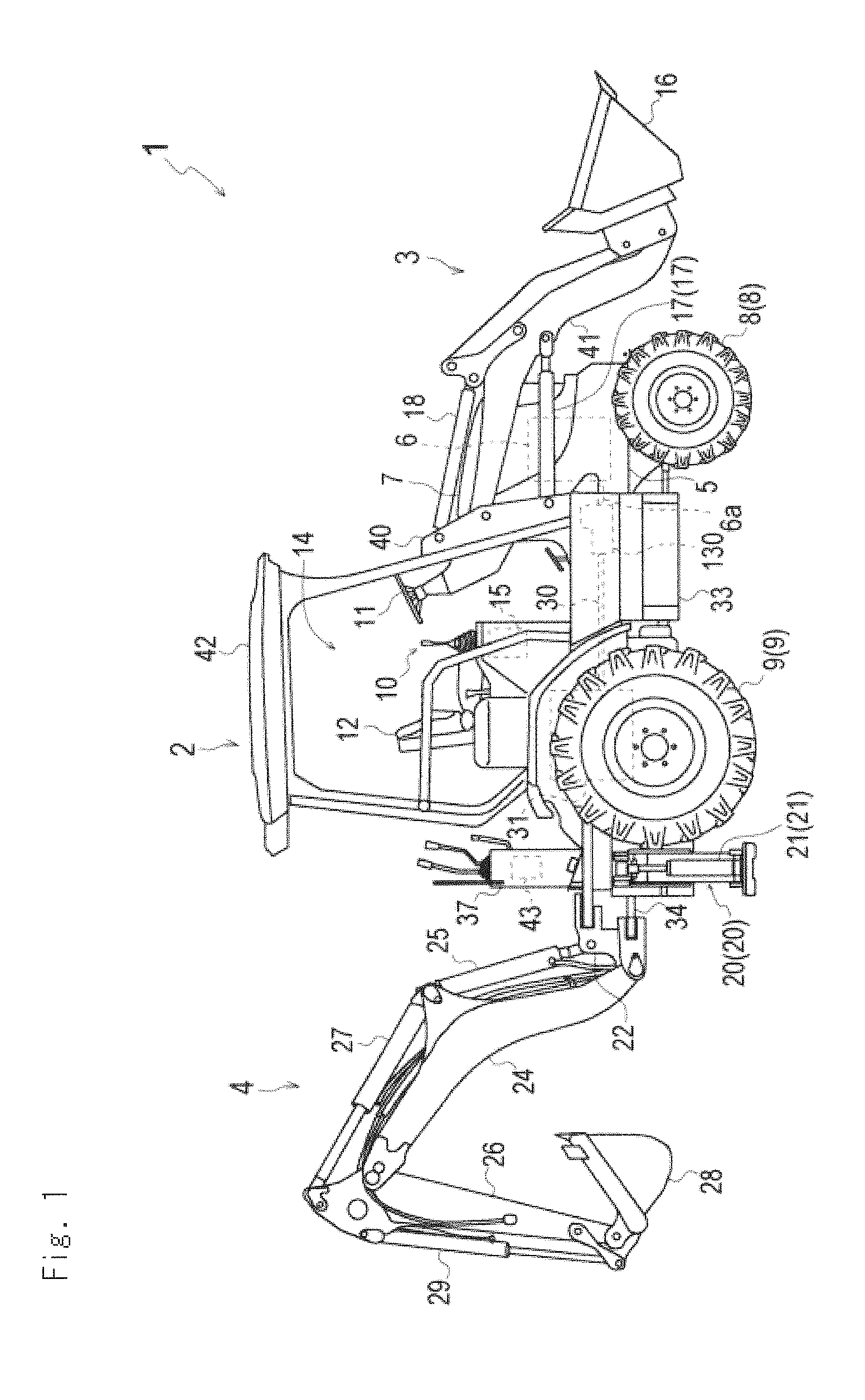 Selector Valve Operating Mechanism for Working Vehicle