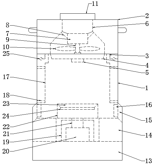 Detecting device for cosmetics tests