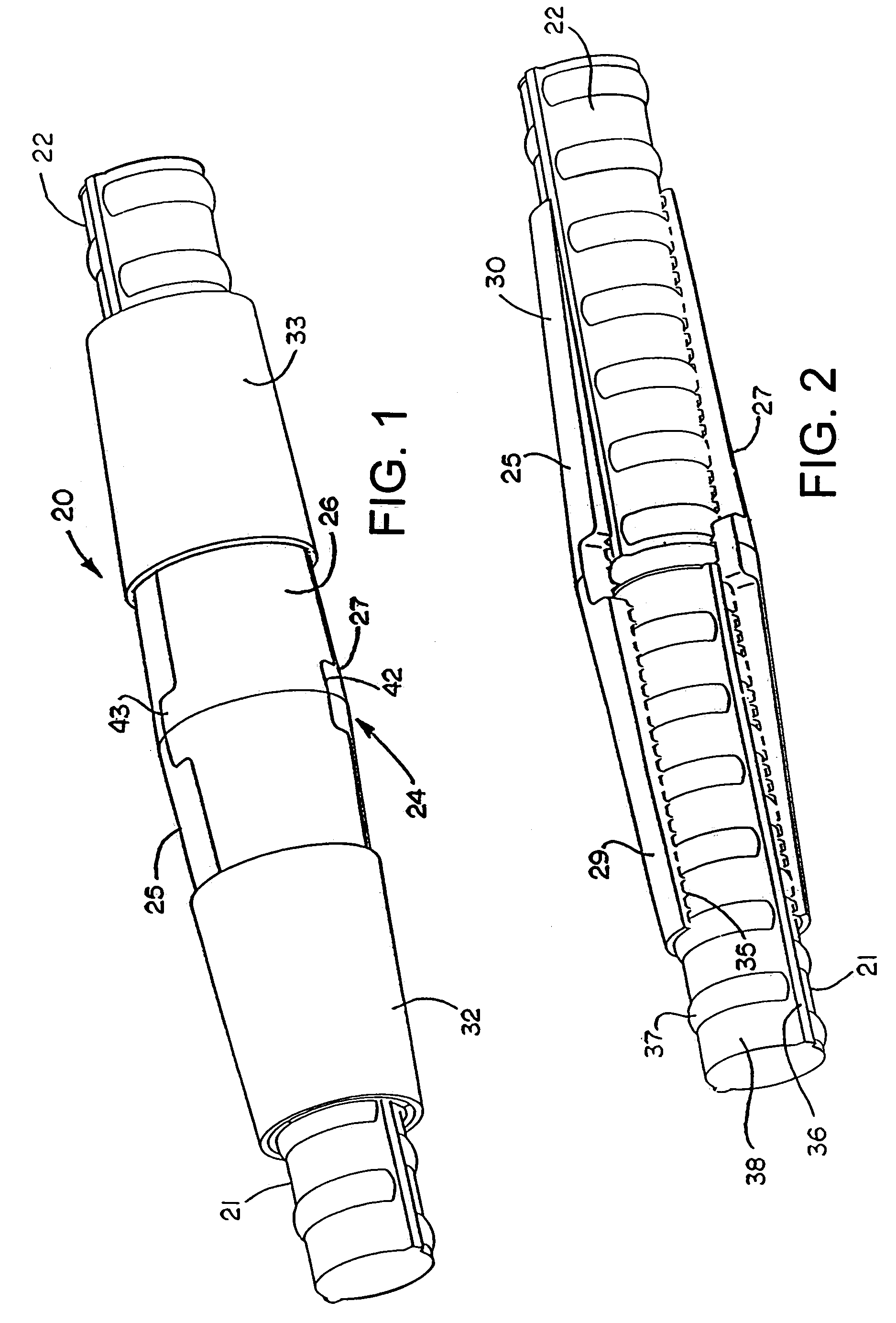Reinforcing bar connection and method