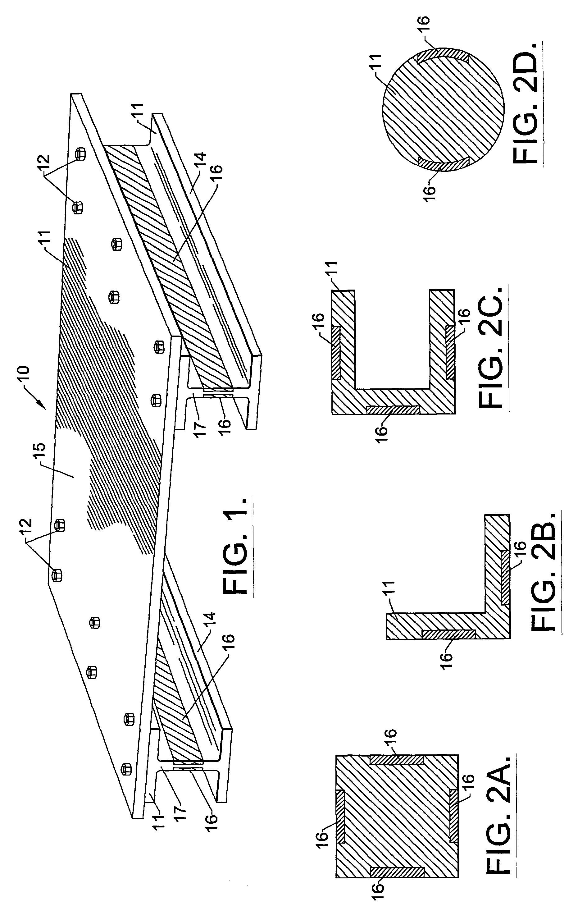 Friction stir grain refinement of structural members