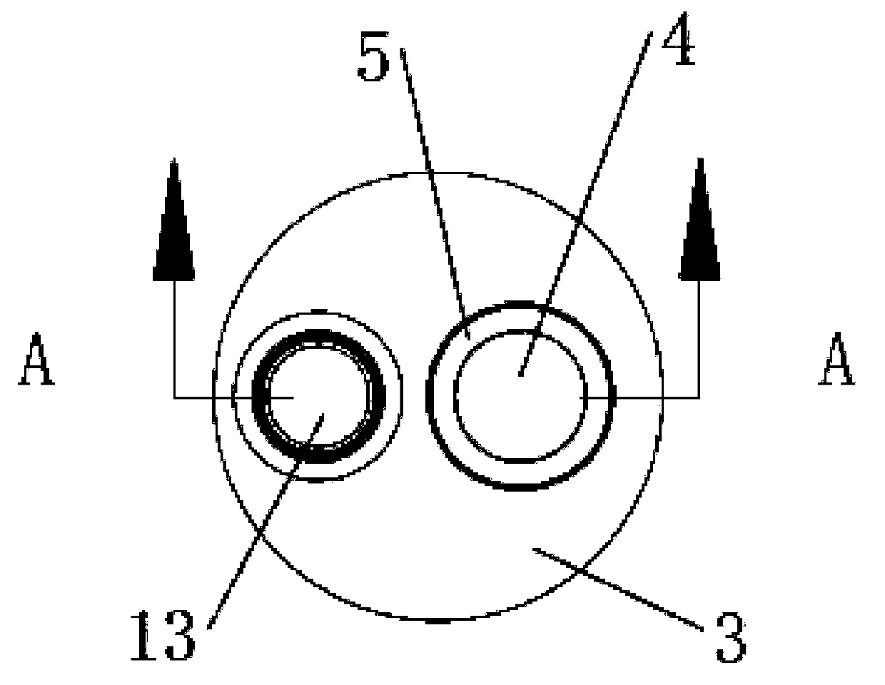 Button battery for improving utilization rate of radial space