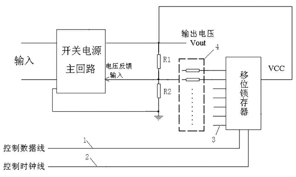 Method and circuit of series control voltage fine controlling power source