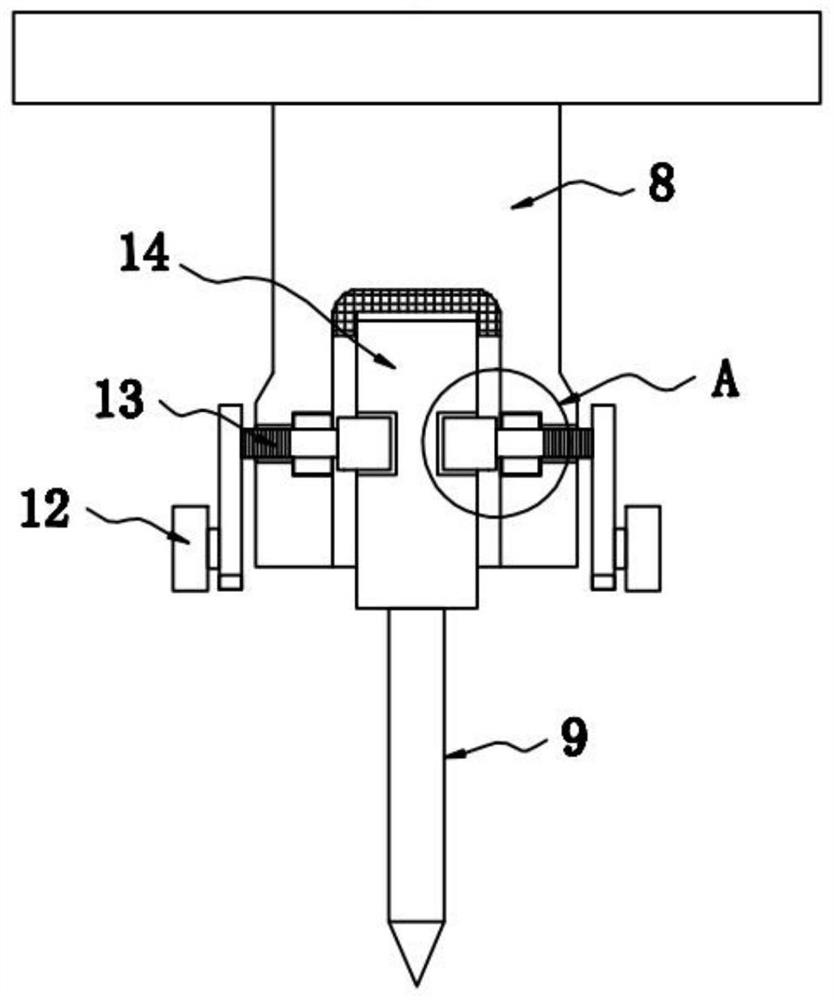 Punching mechanism for circuit board datum hole punching machine