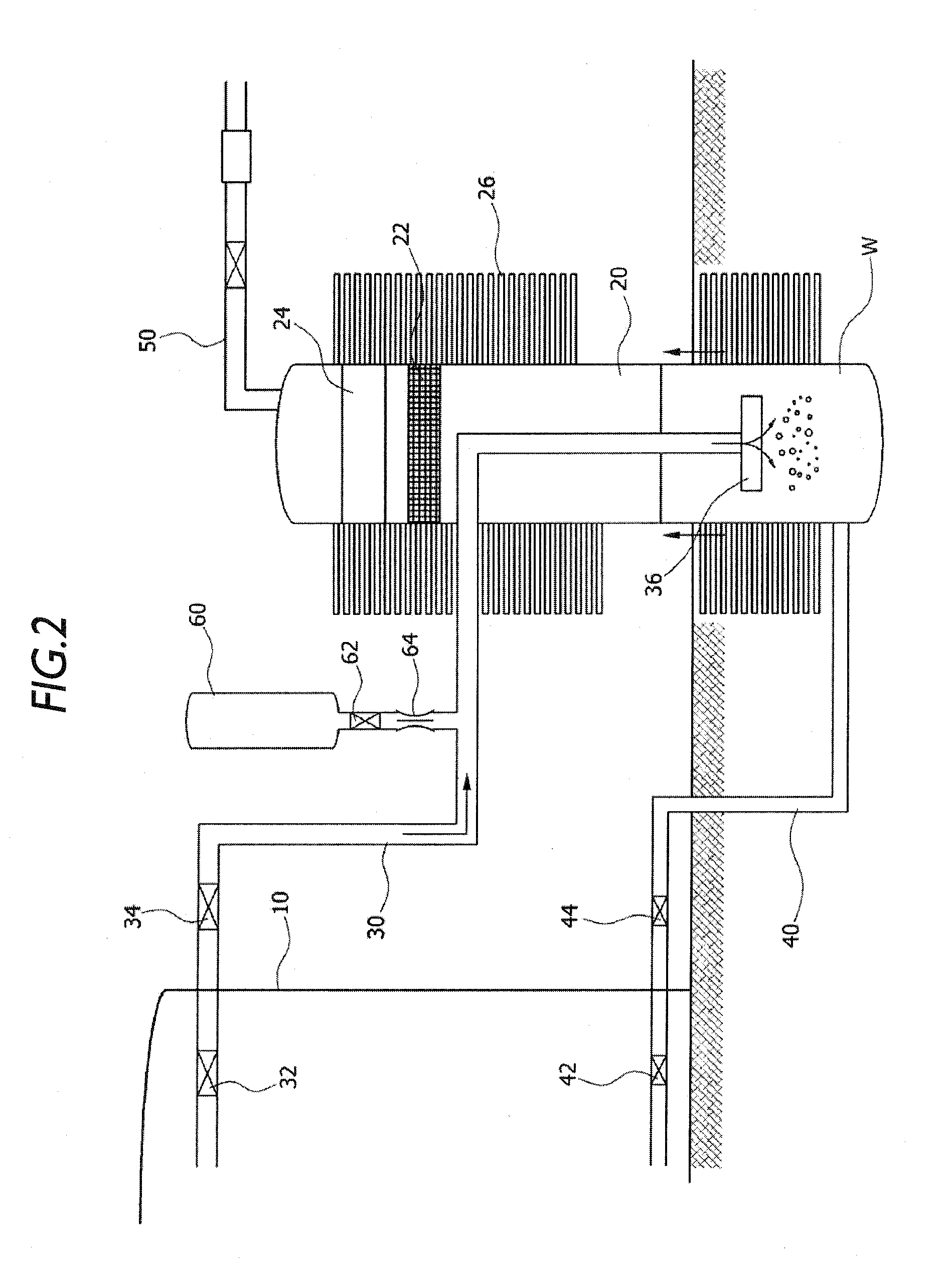 Cooling system of nuclear reactor containment structure