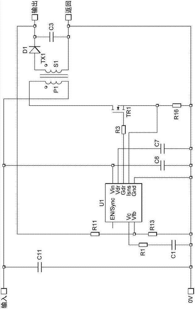 Power overload protection using hiccup mode