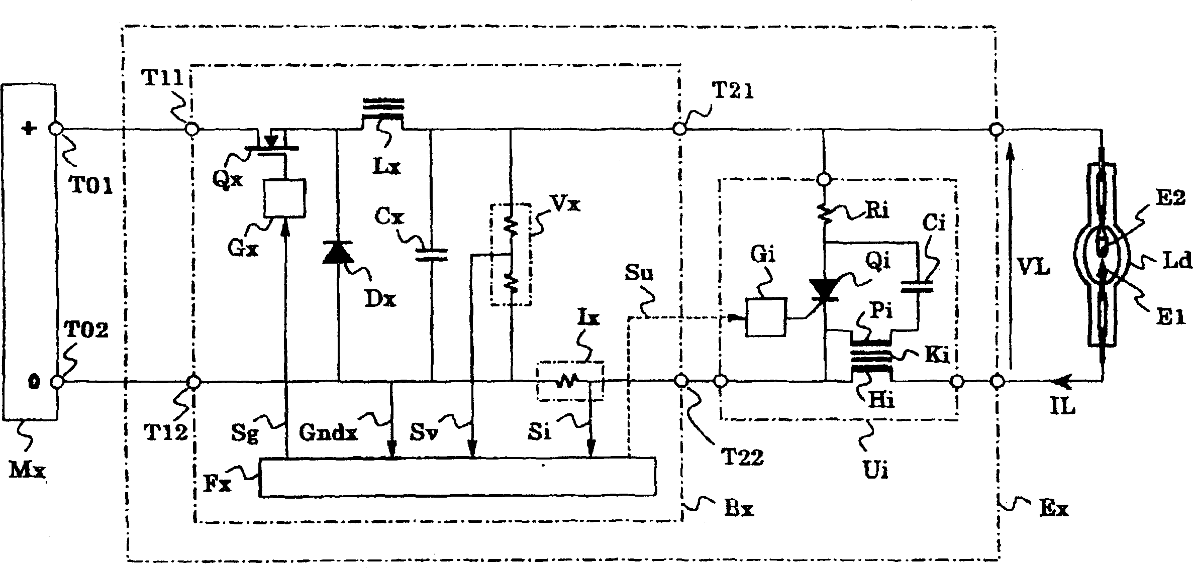 Power-supply device for discharge lamp