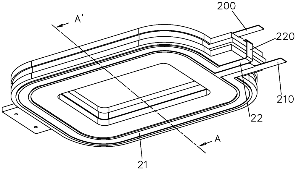 Magnetic induction coil module