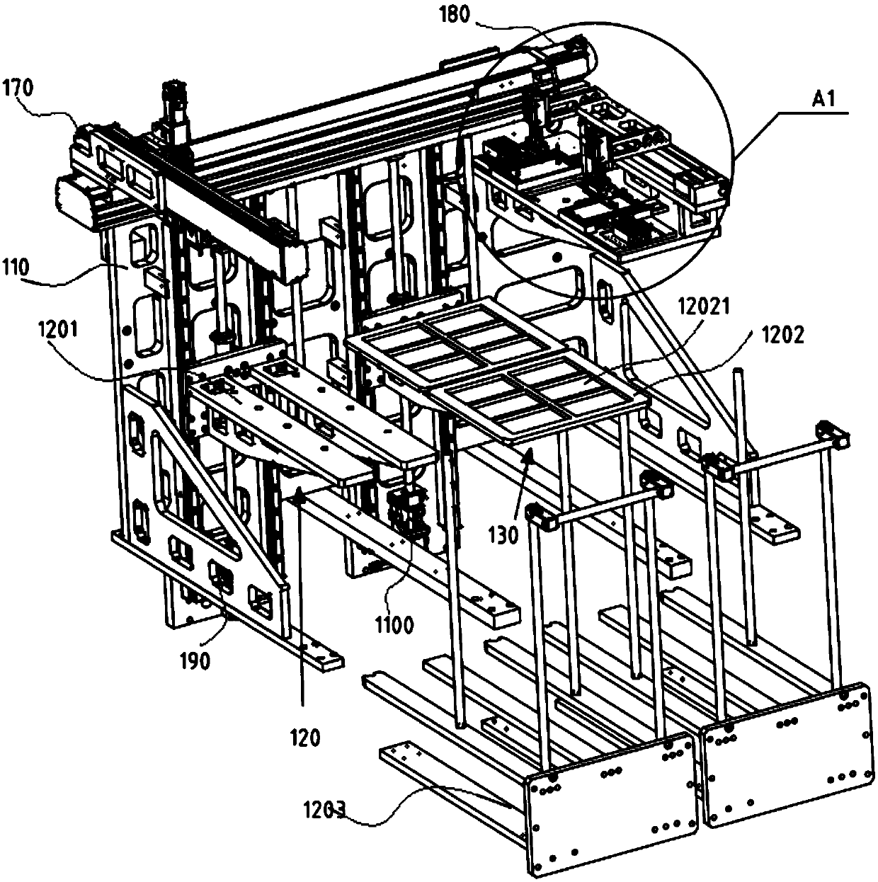 Automatic loading device for sheet materials