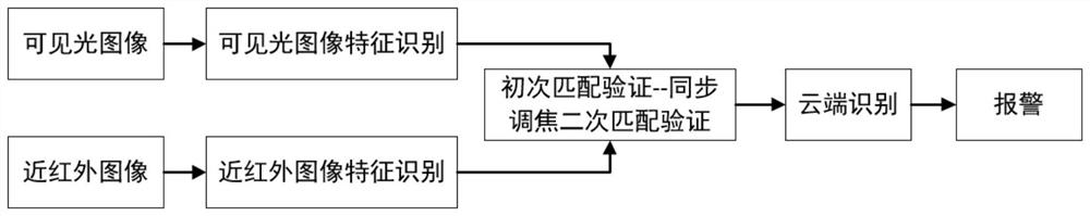 Forest fire identification method, system, program and storage medium based on multi-spectrum