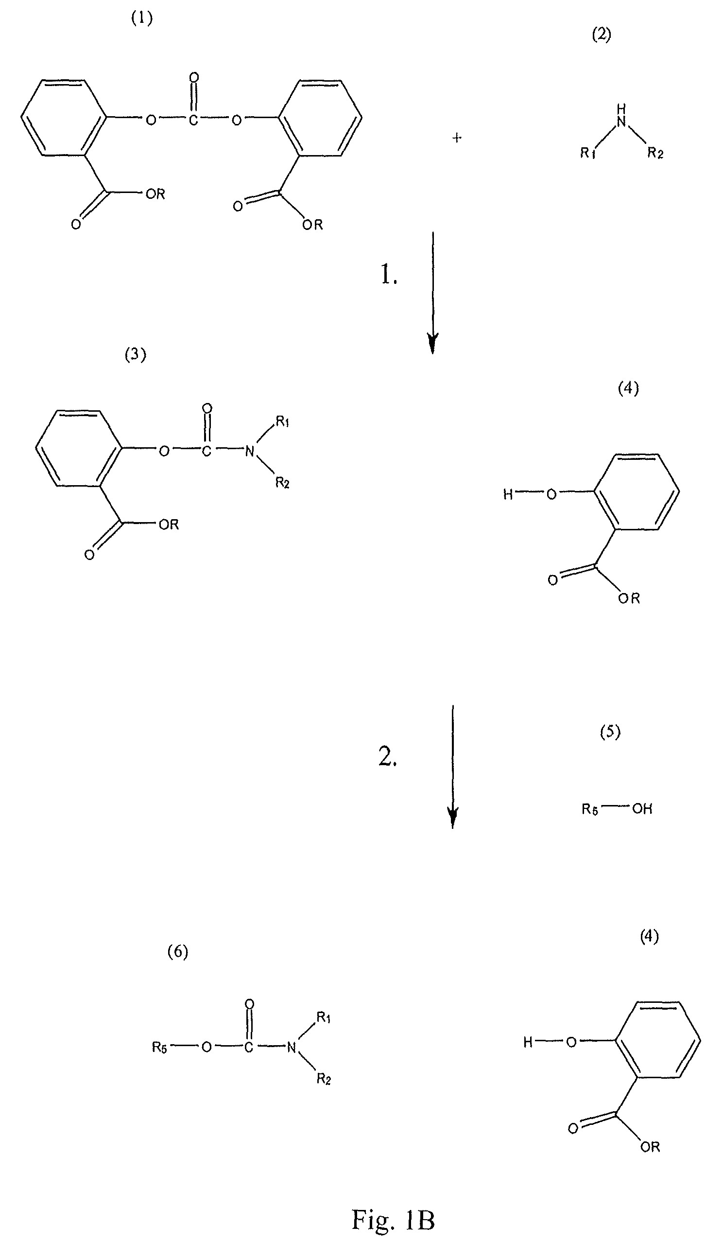 Method for making carbamates, ureas and isocyanates
