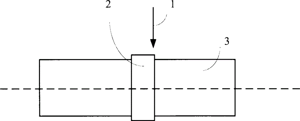 Welding method and welding structure of accelerometer movement