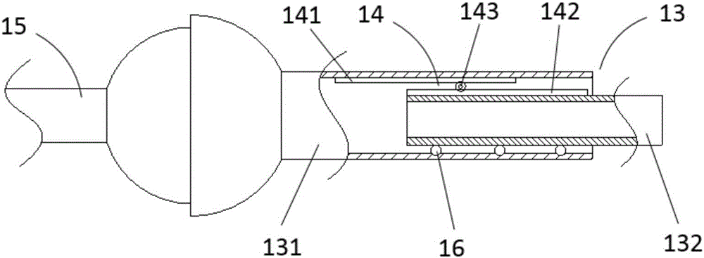 Telescopic mechanical arm capable of rotating in omnibearing manner