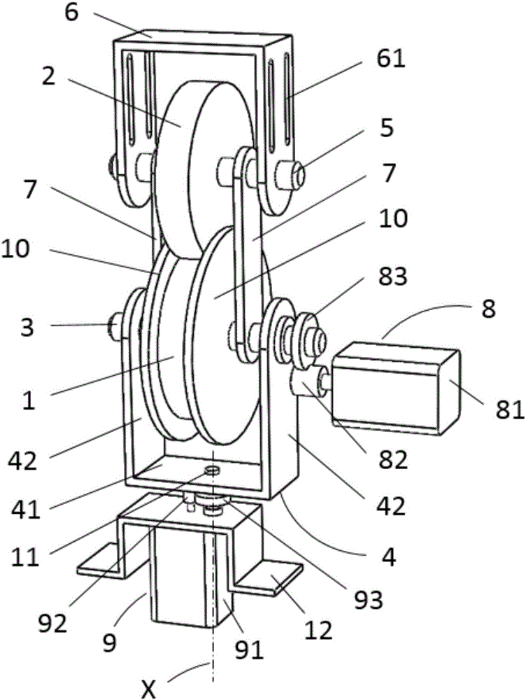 Telescopic mechanical arm capable of rotating in omnibearing manner
