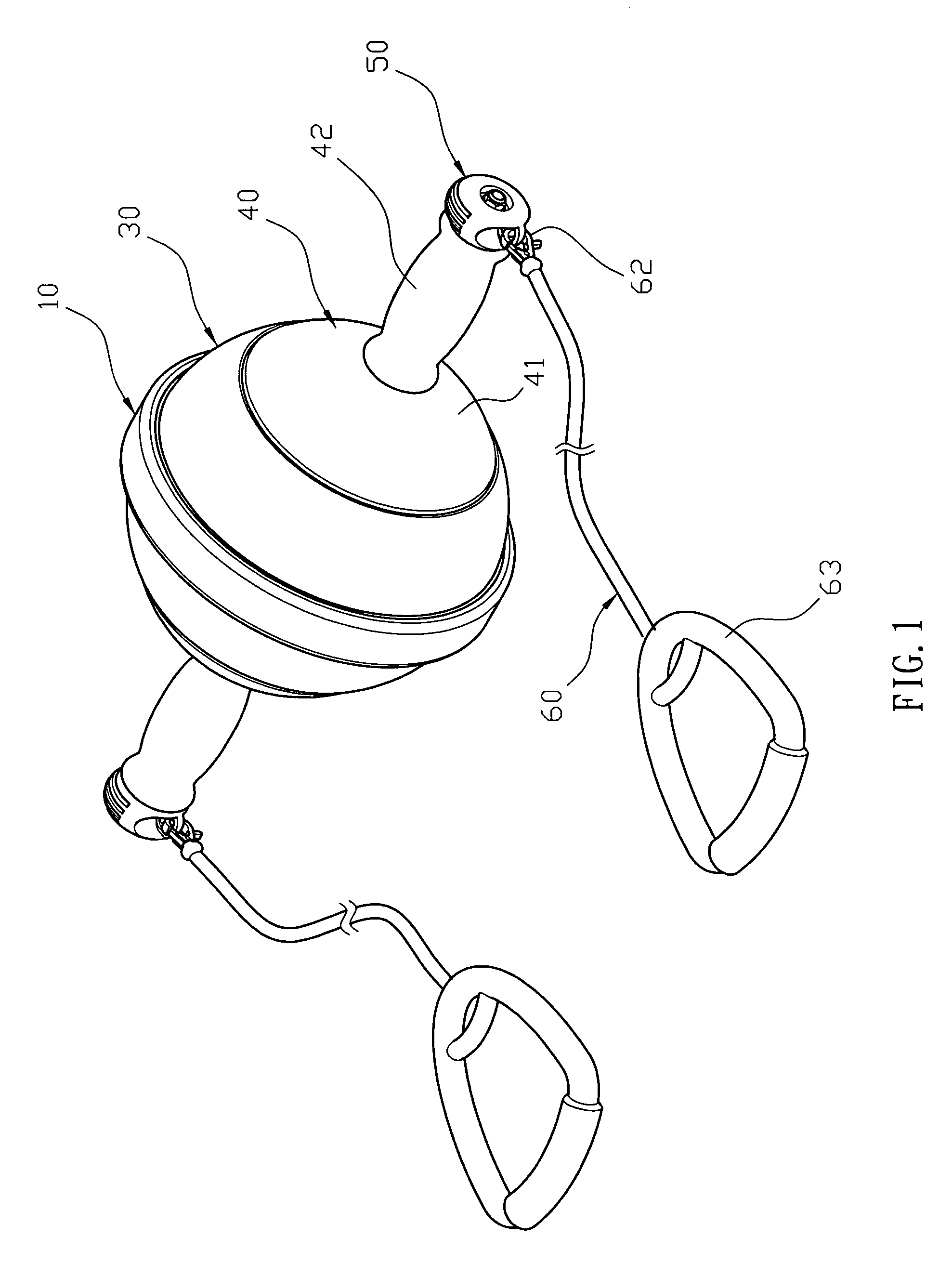Exercising device having multiple functions