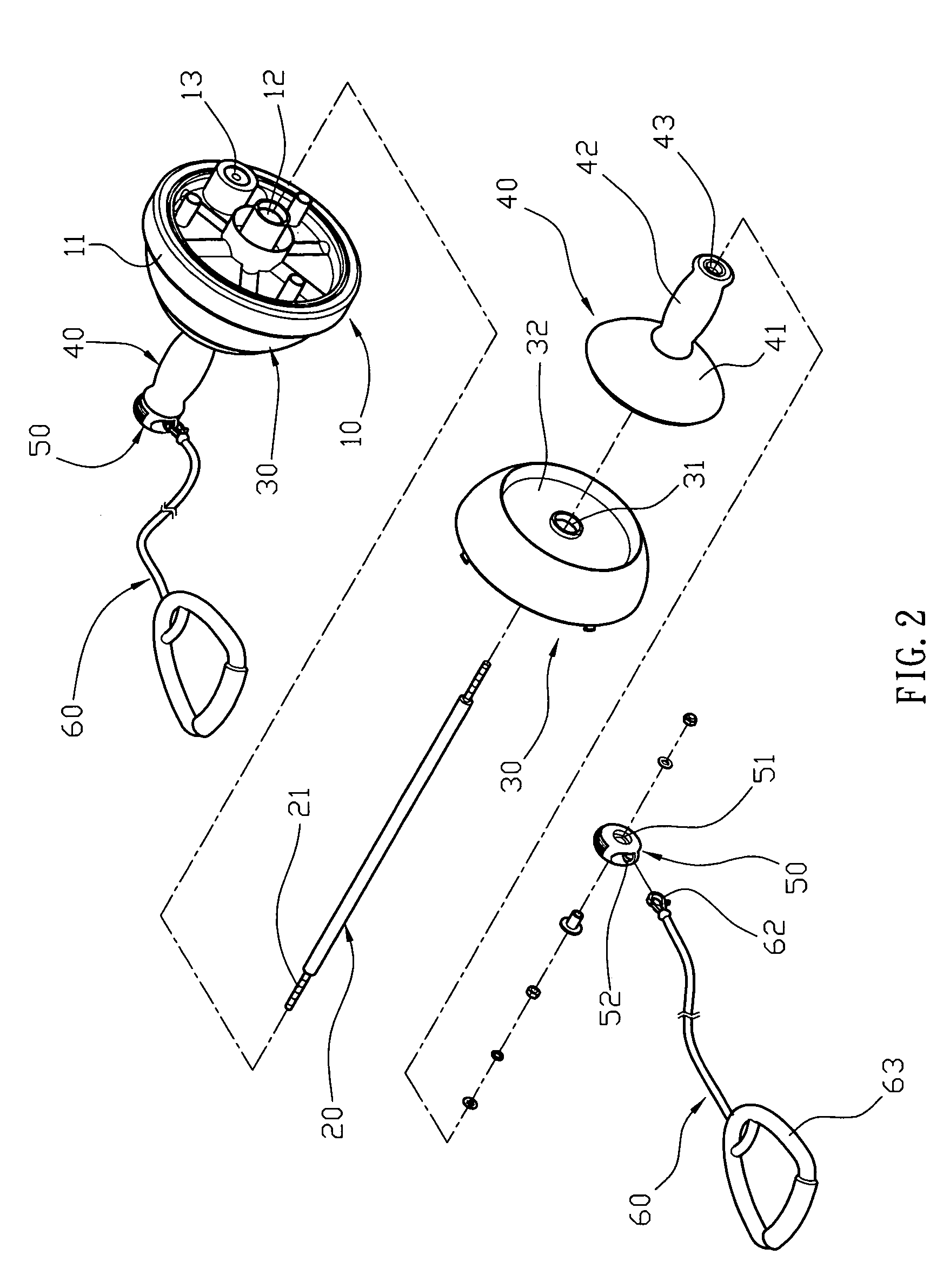Exercising device having multiple functions