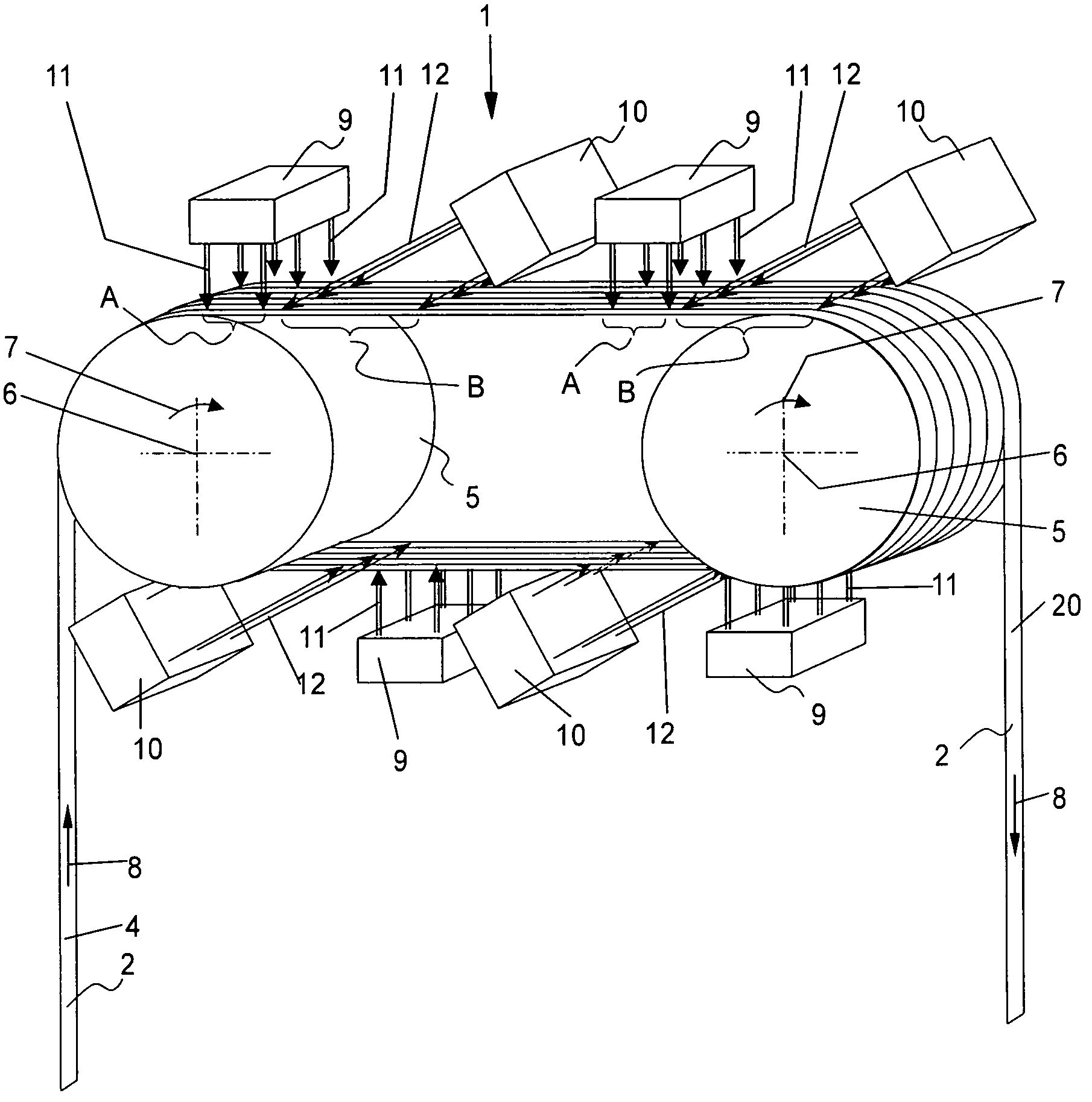 Method and apparatus for producing biaxially oriented thin films