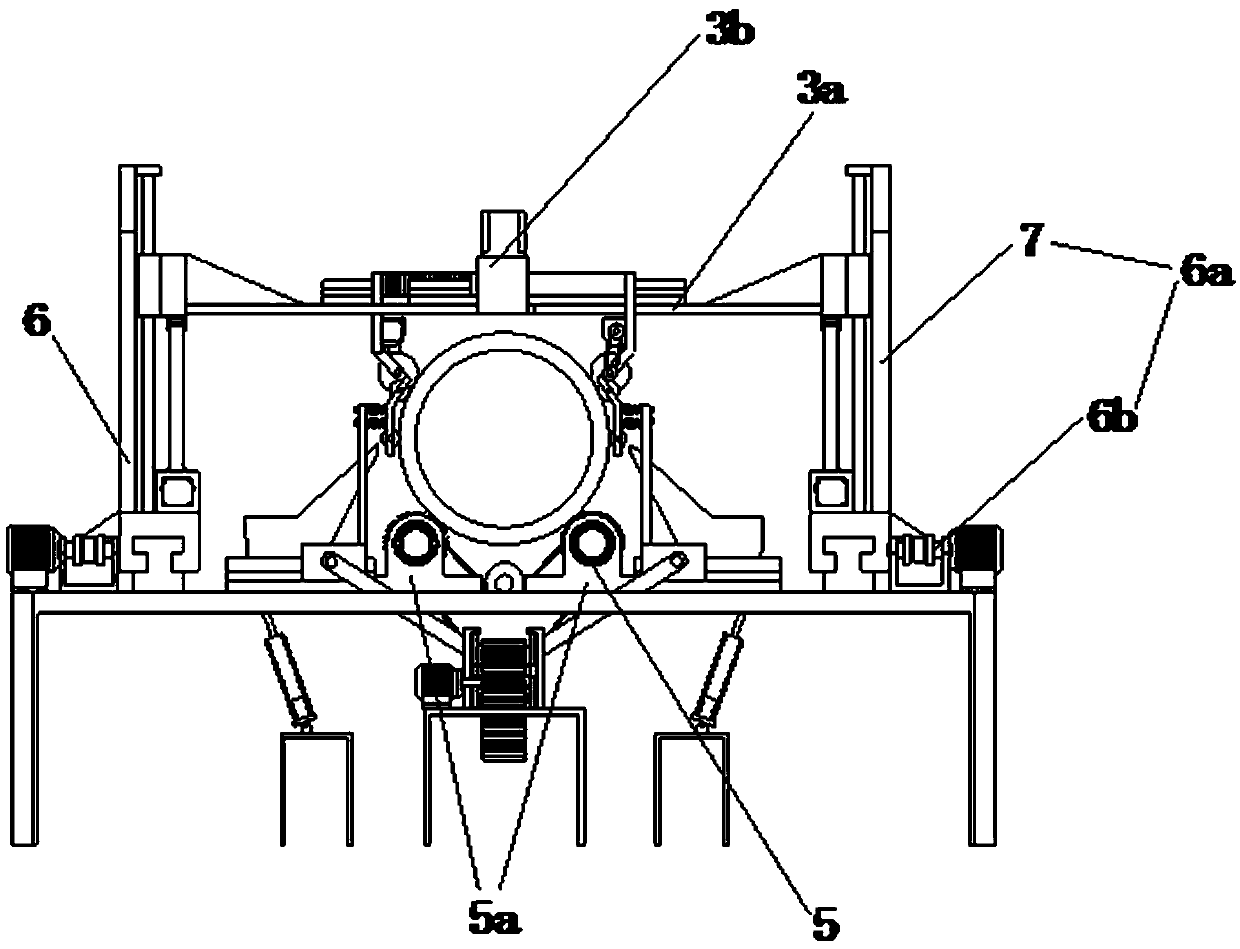 Large scale barrel polishing and derusting device