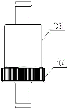 Motorcycle fuel filtering device