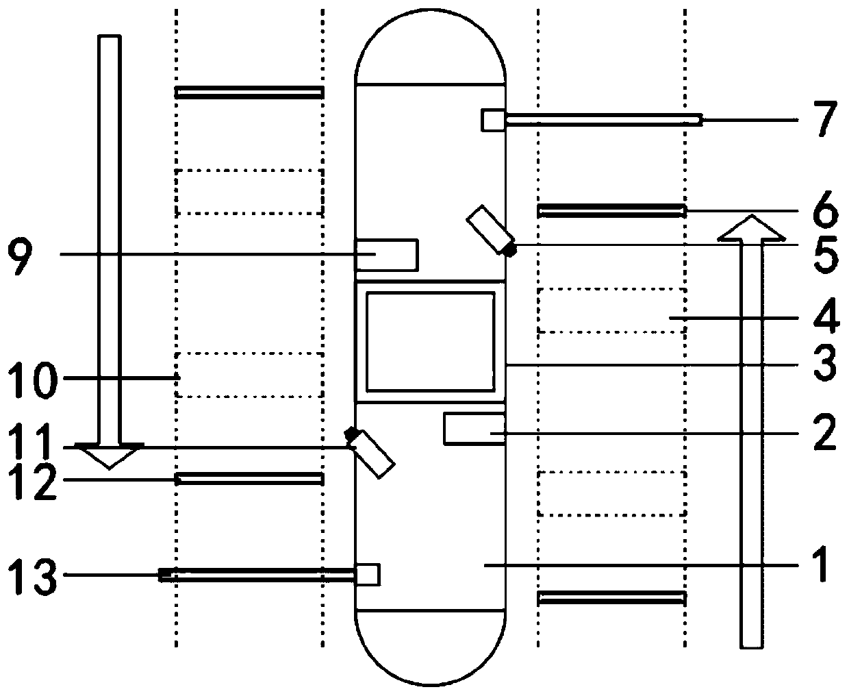 A barrier gate mounting system with an anti-collision function