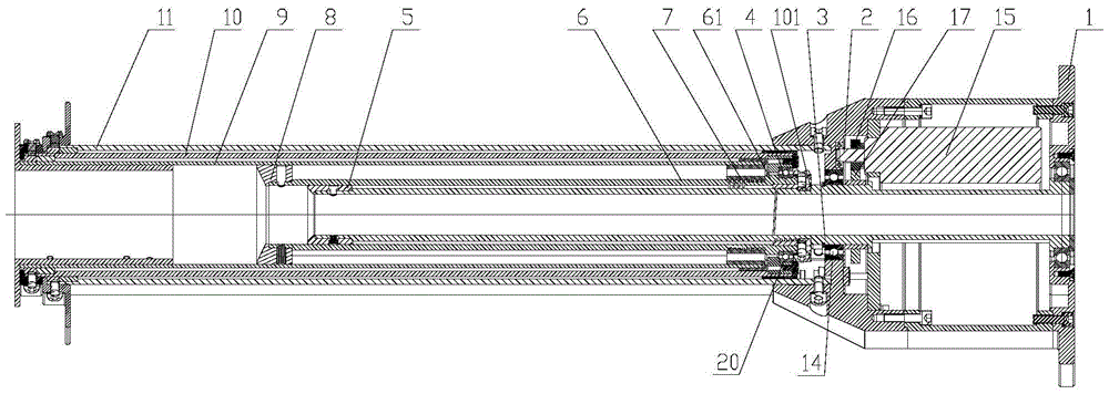 A multi-screw linkage repeatable extension spaceborne mechanism