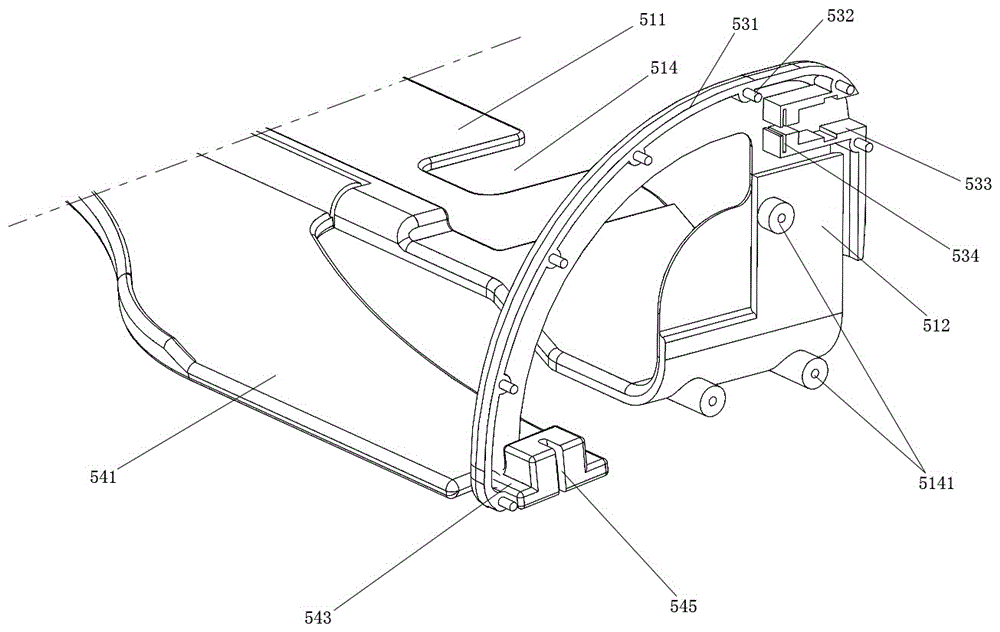 Unidirectional driving pedal turnover device