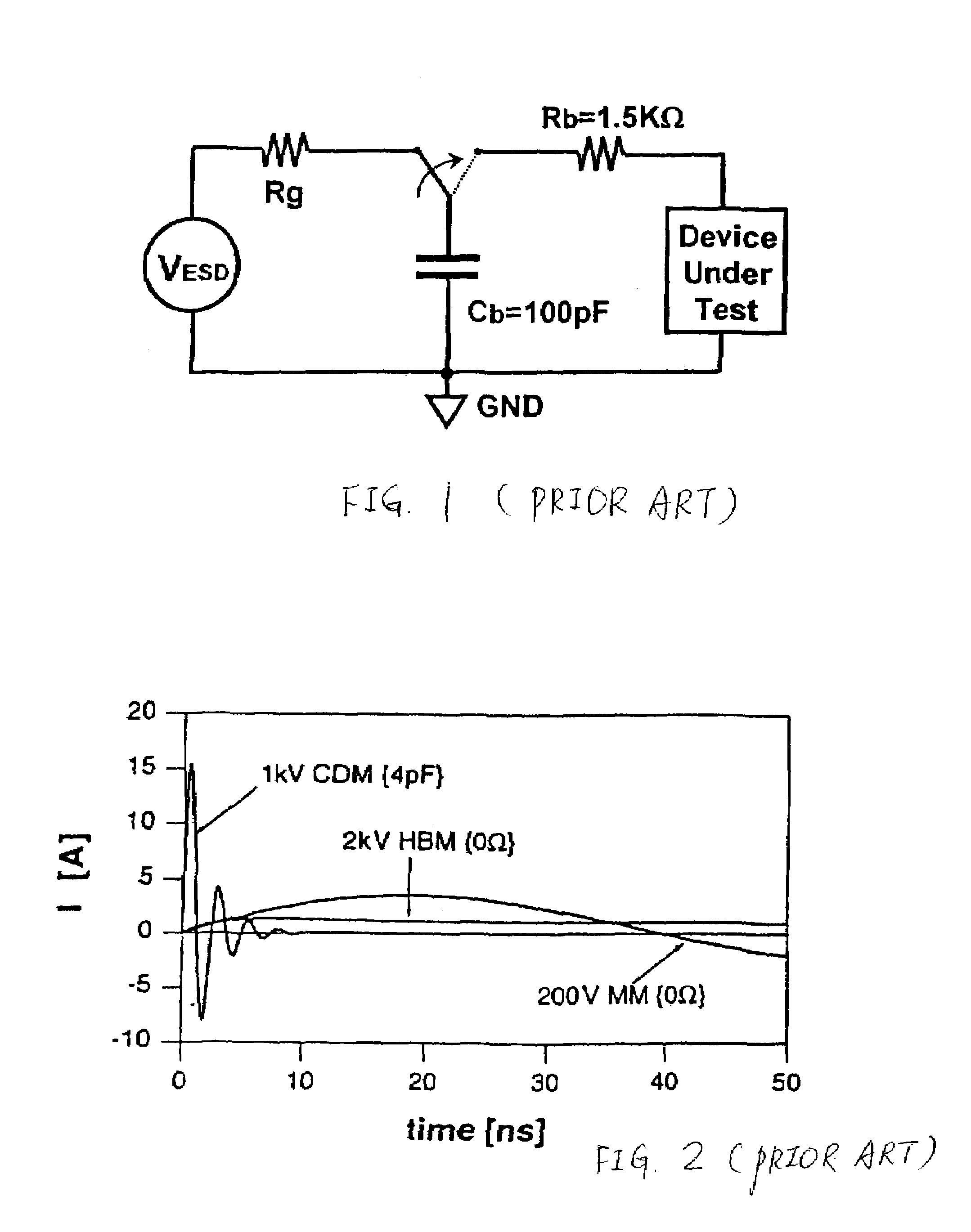 Charge-device model electrostatic discharge protection using active device for CMOS circuits
