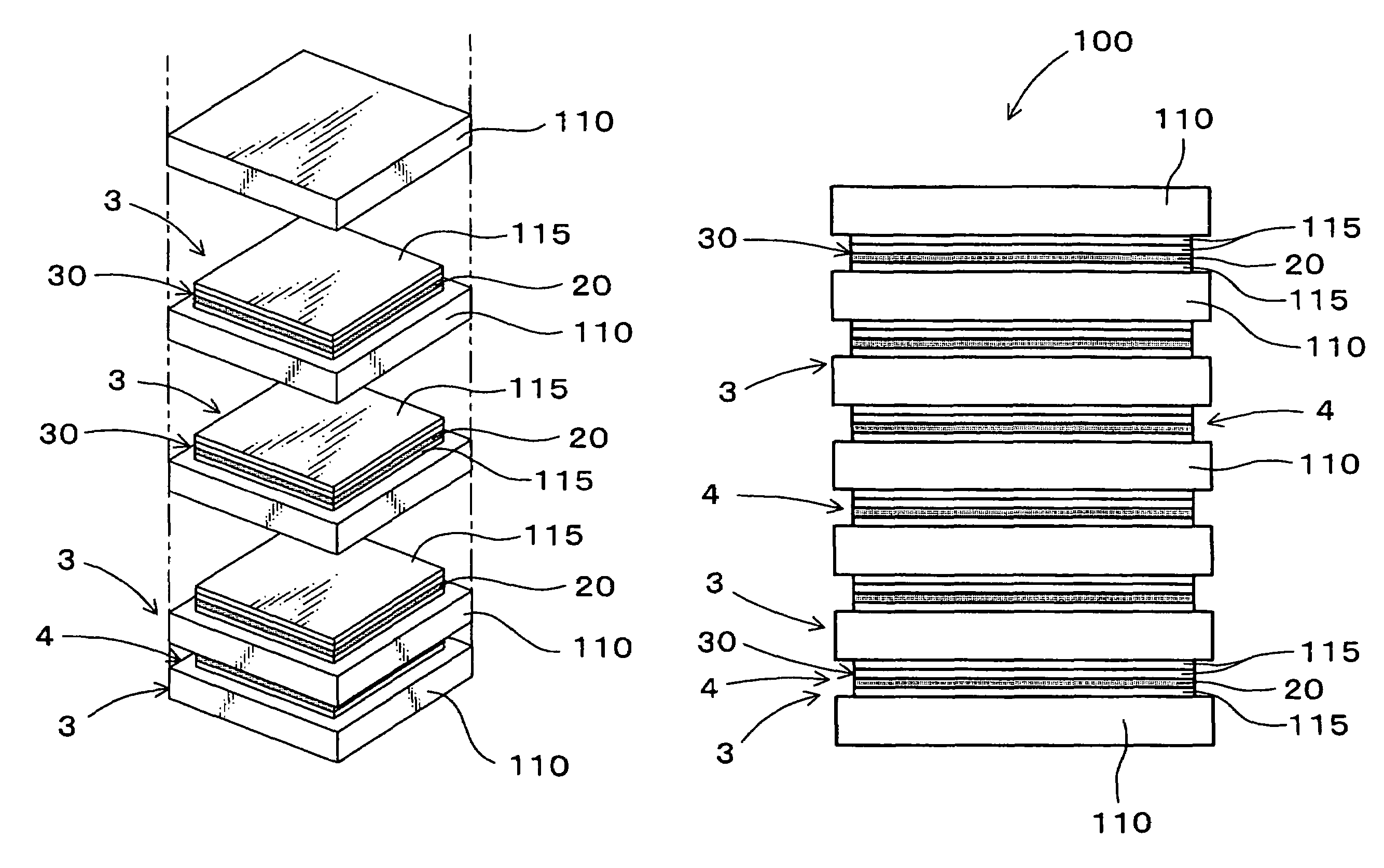 Production method of stacked piezoelectric element
