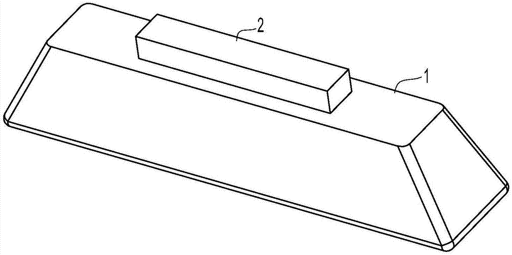 Preparation method of wear-resistant steel block of inlaid part