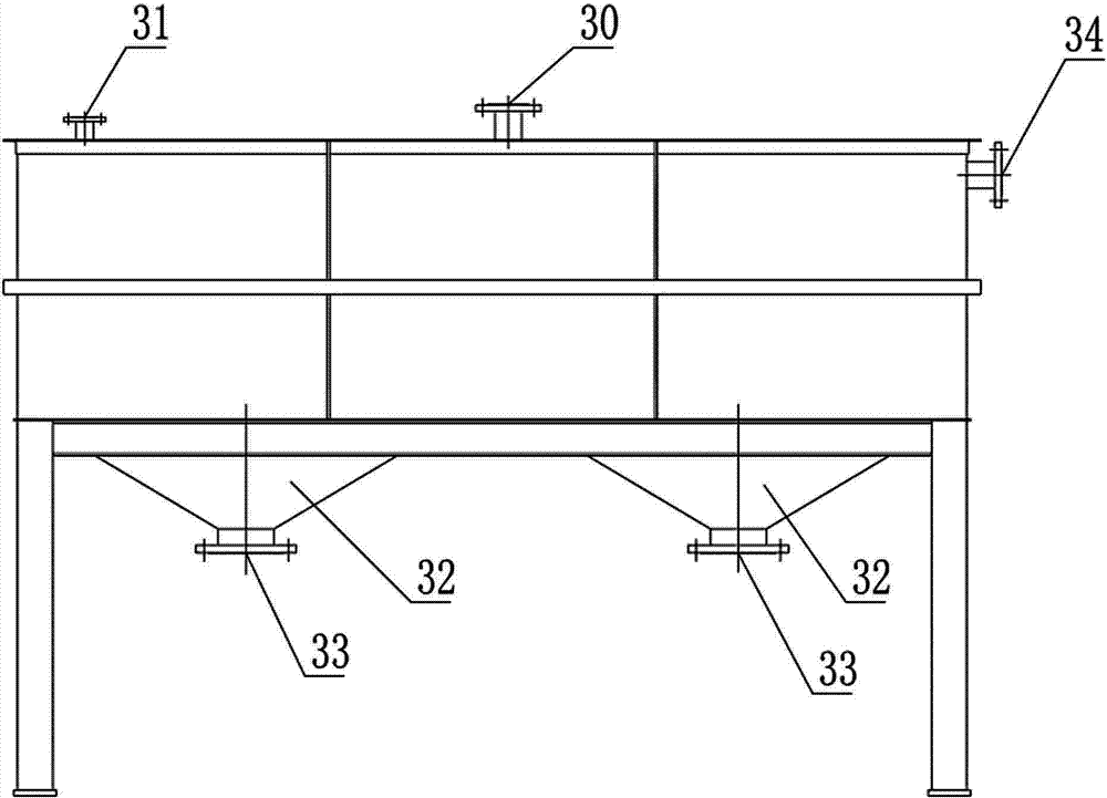 Sludge squeezing dehydration device