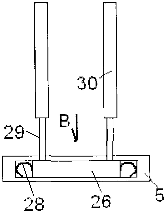 Multifunctional electric cart facilitating defecation of high paraplegia patient