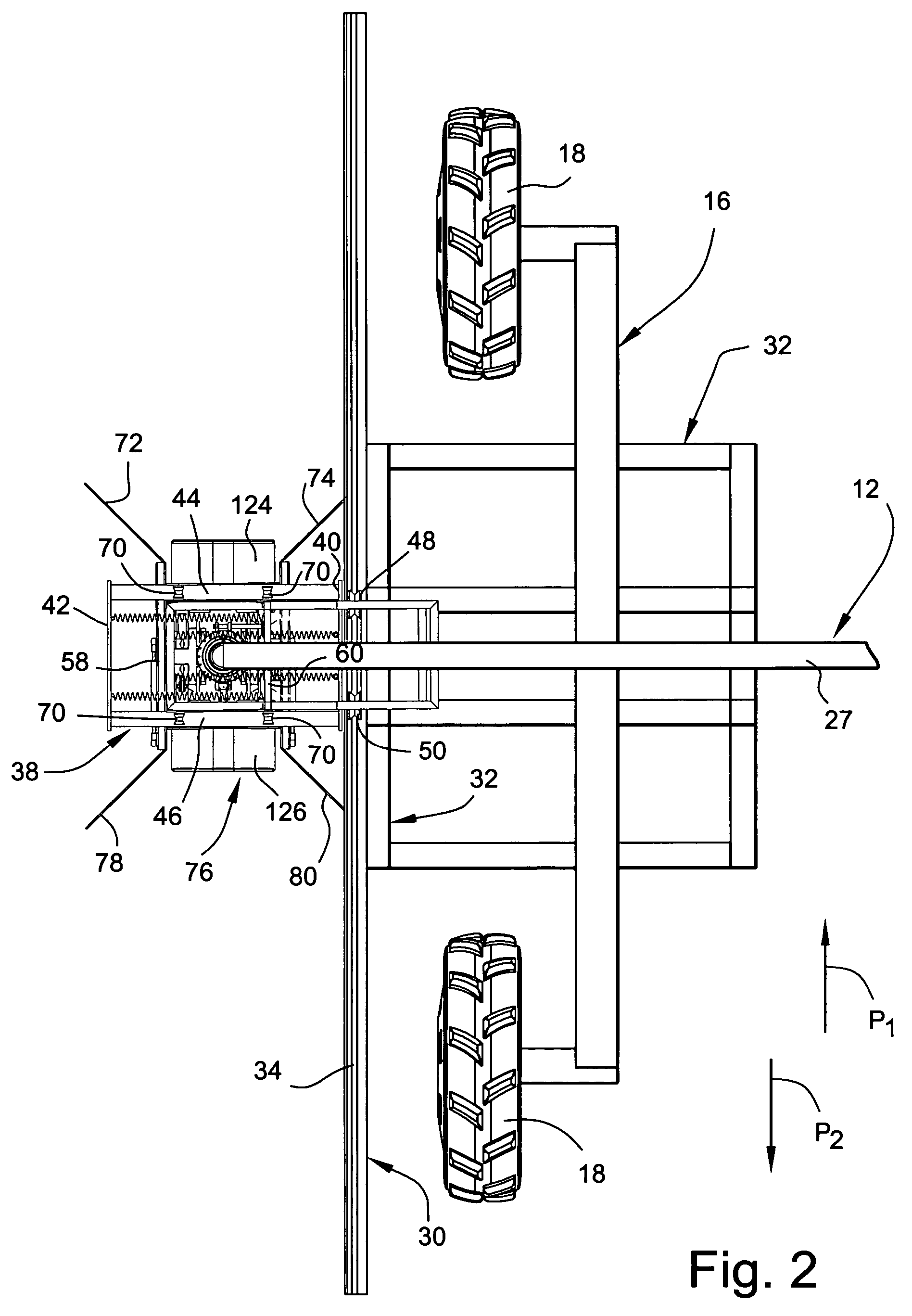 Linear-feed irrigation apparatus and related method