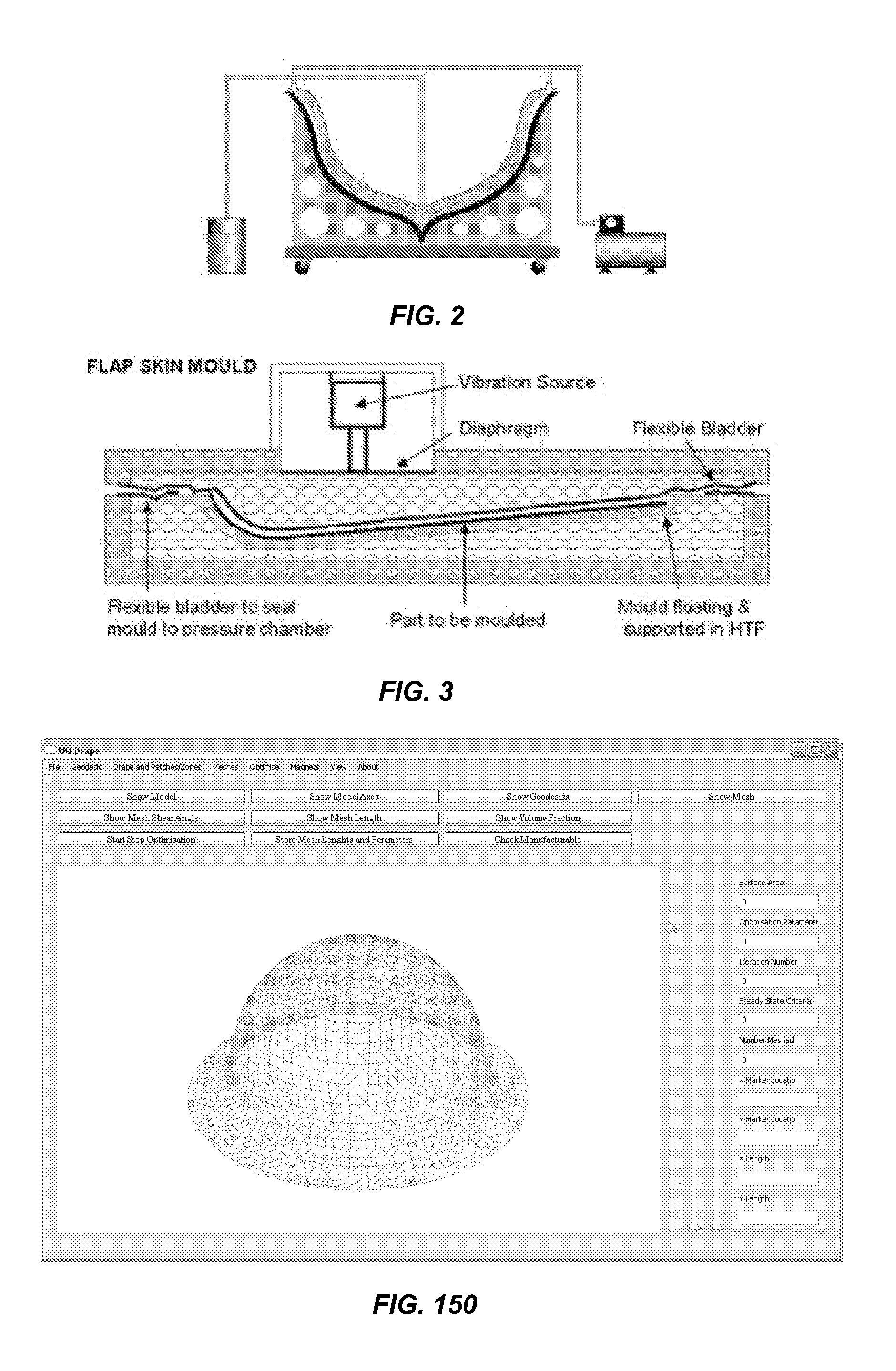 Novel composite parts, methods and apparatus for manufacturing the same