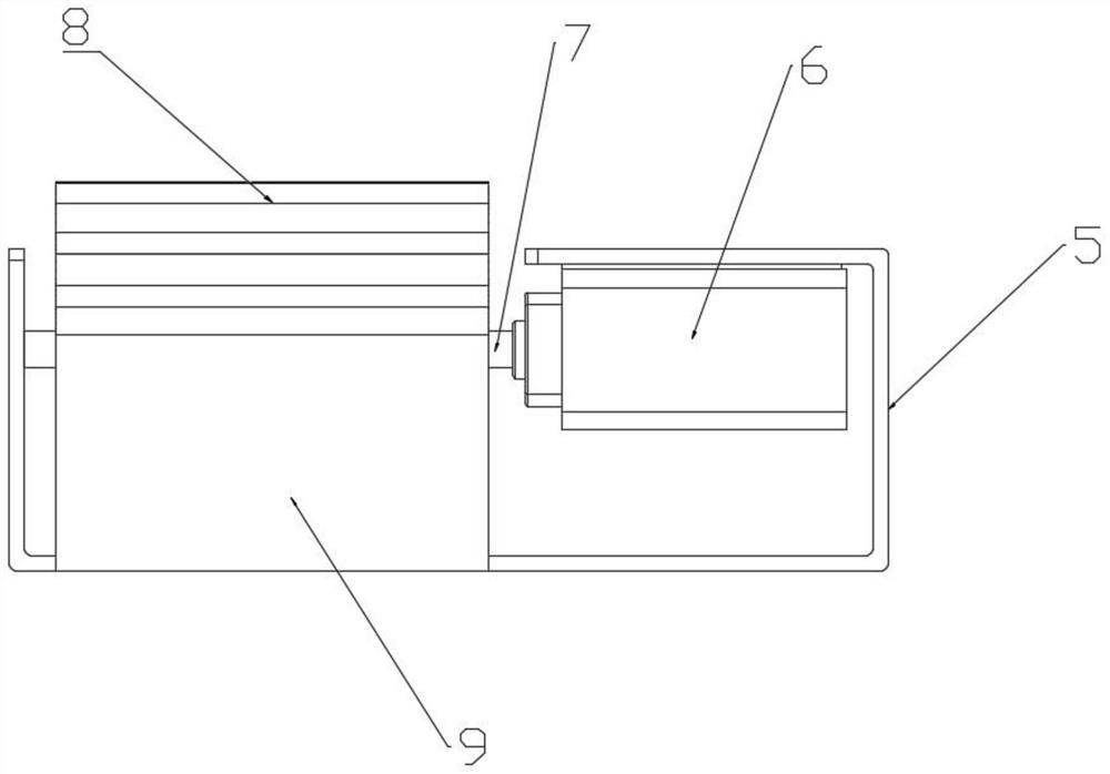 Wind generating set for pure electric vehicle