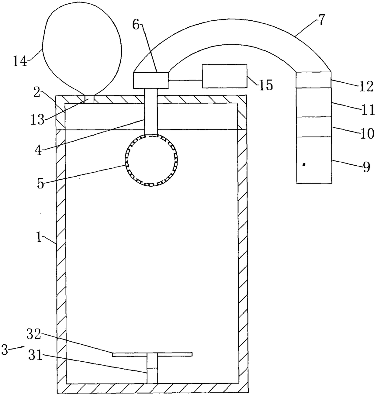 High-speed powder stirrer