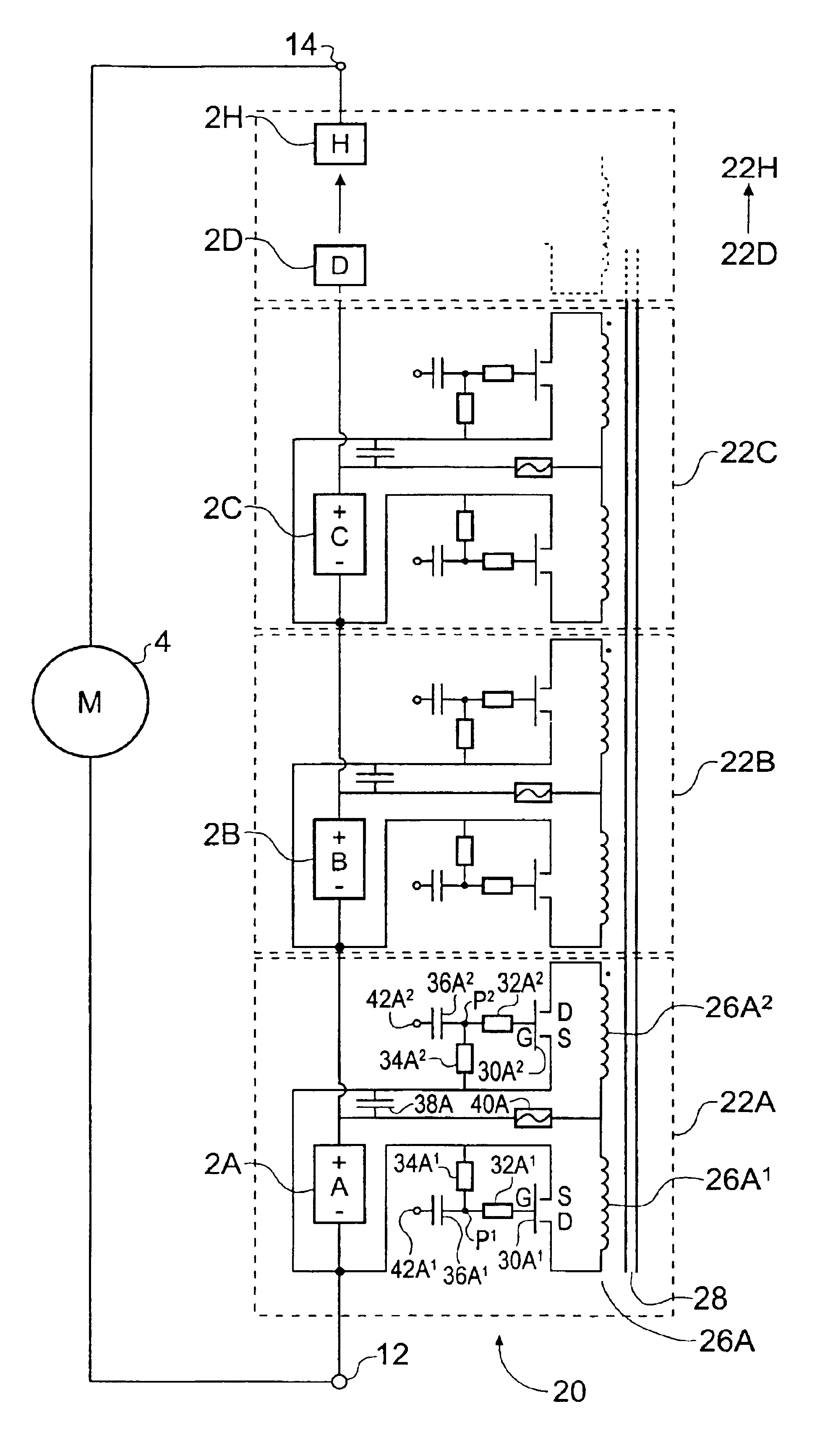 Cell equalizing circuit