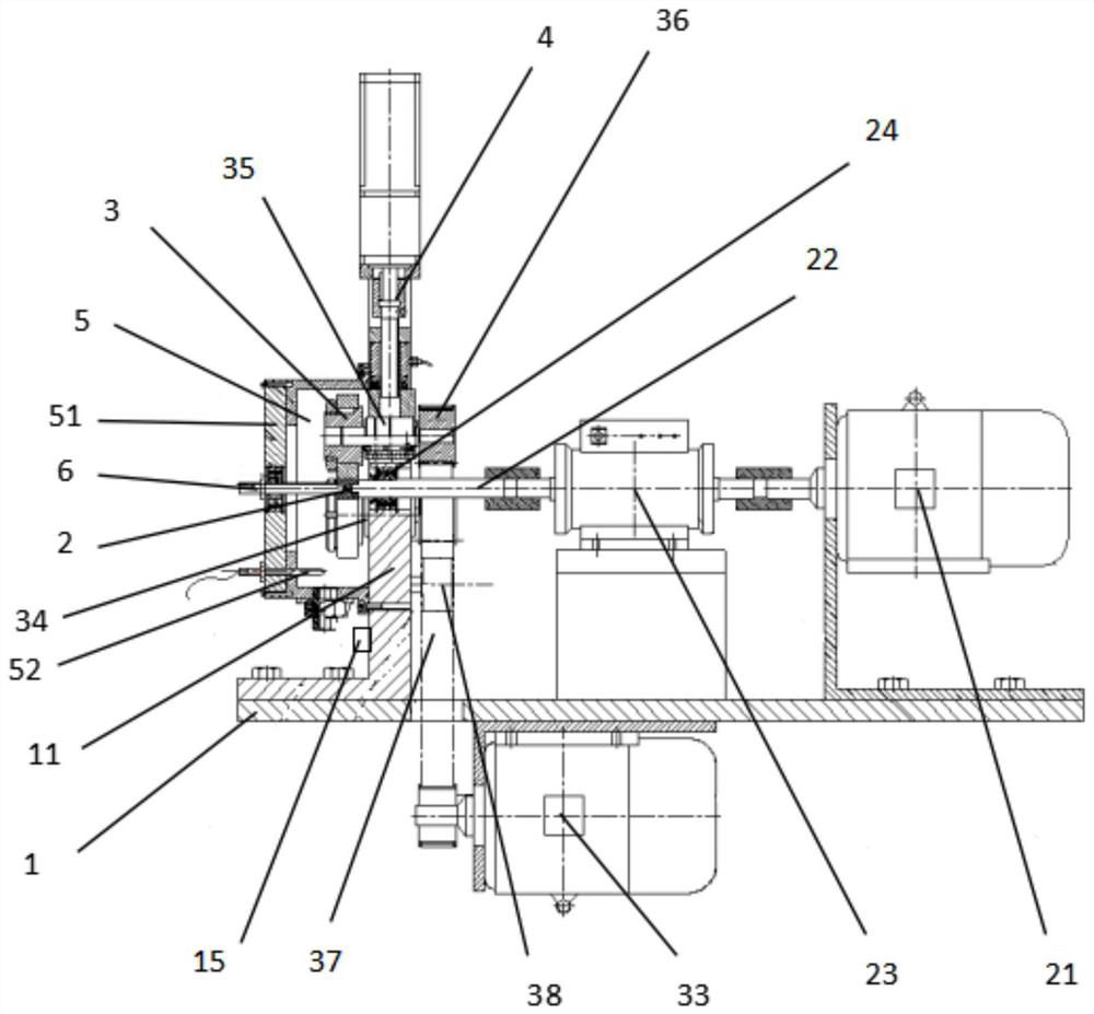 Rolling friction fatigue testing machine with adjustable sliding-rolling ratio