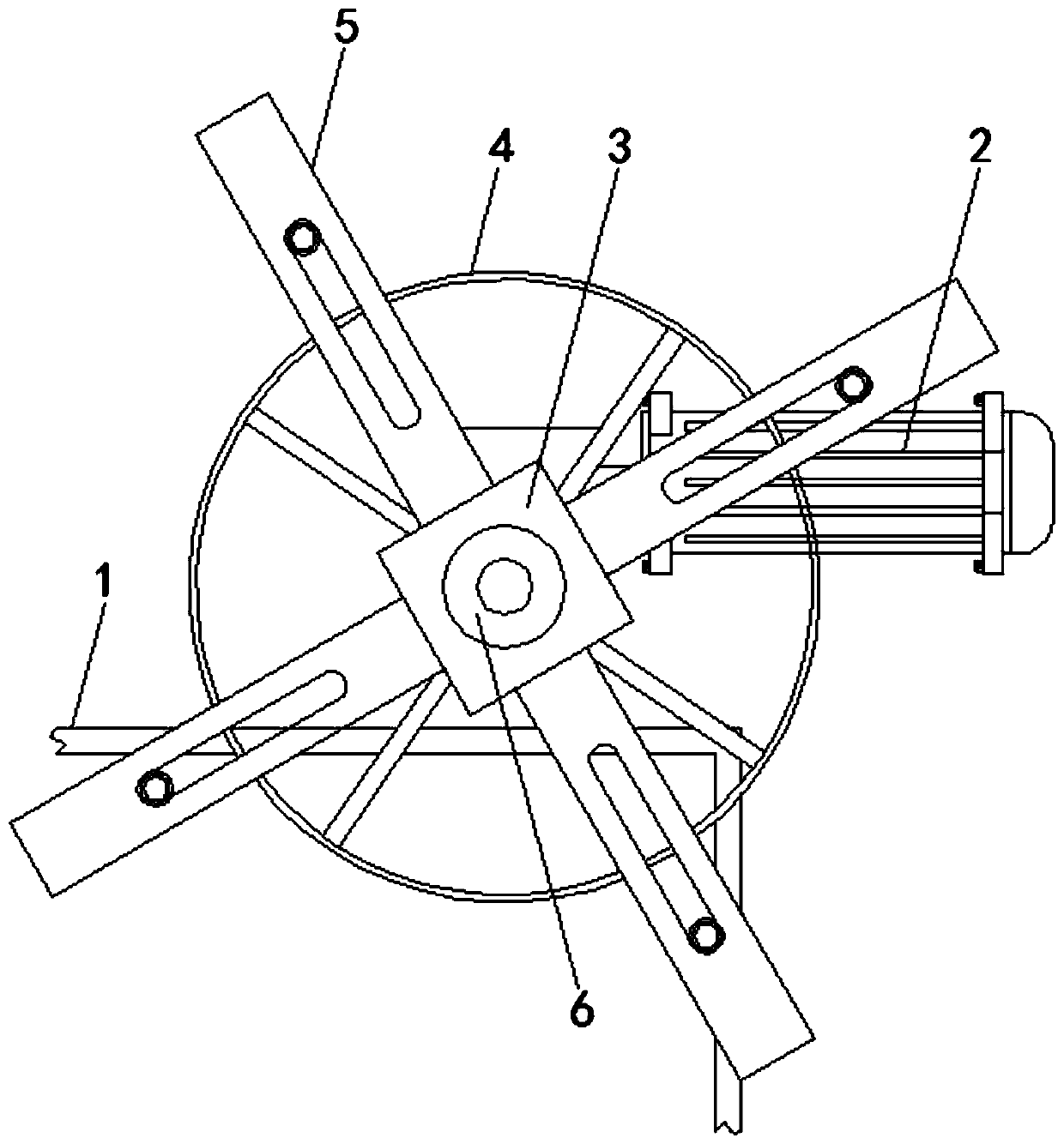 Industrial winch assembly capable of self-locking after stalling by centrifugal effect