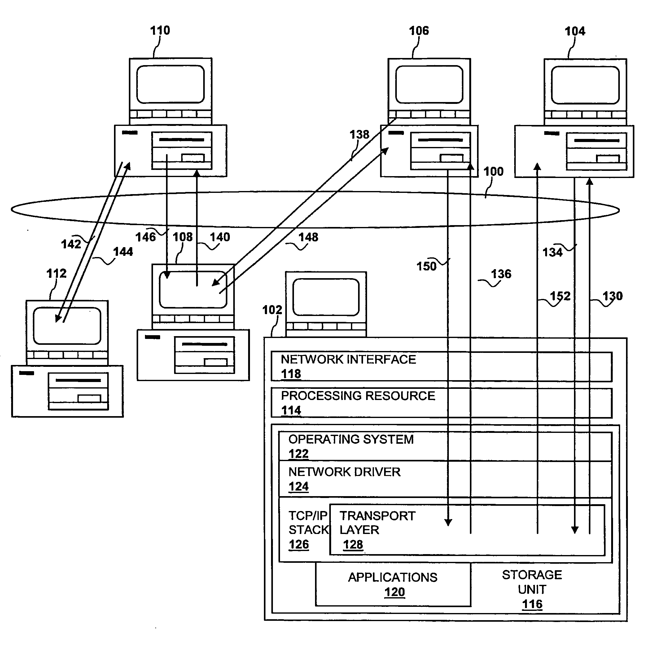 Method, system, and computer program product for remote storage and discovery of a path maximum transmission unit value on a network