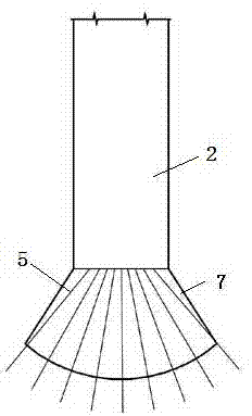 Construction method of rear-embedded pile foundation