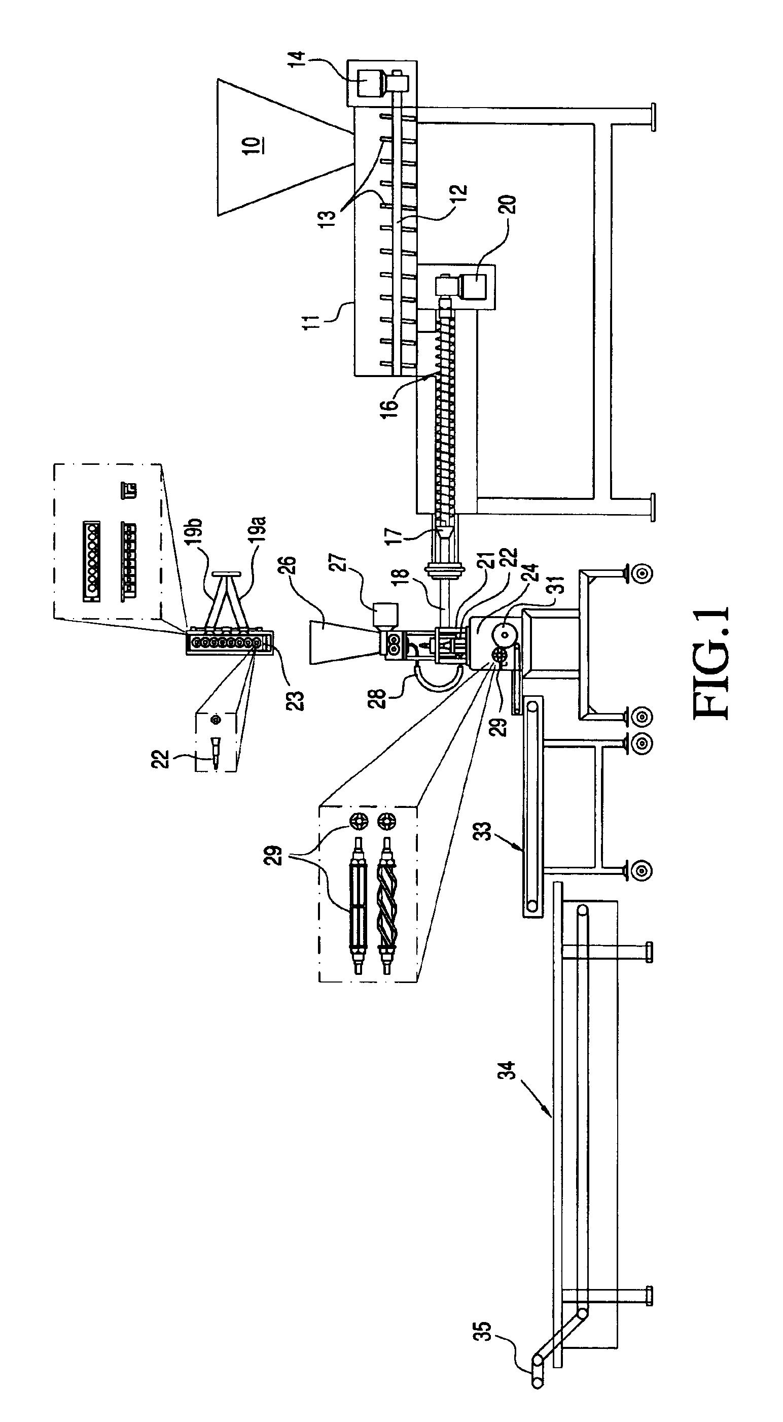 Method and apparatus for producing co-extruding pasta