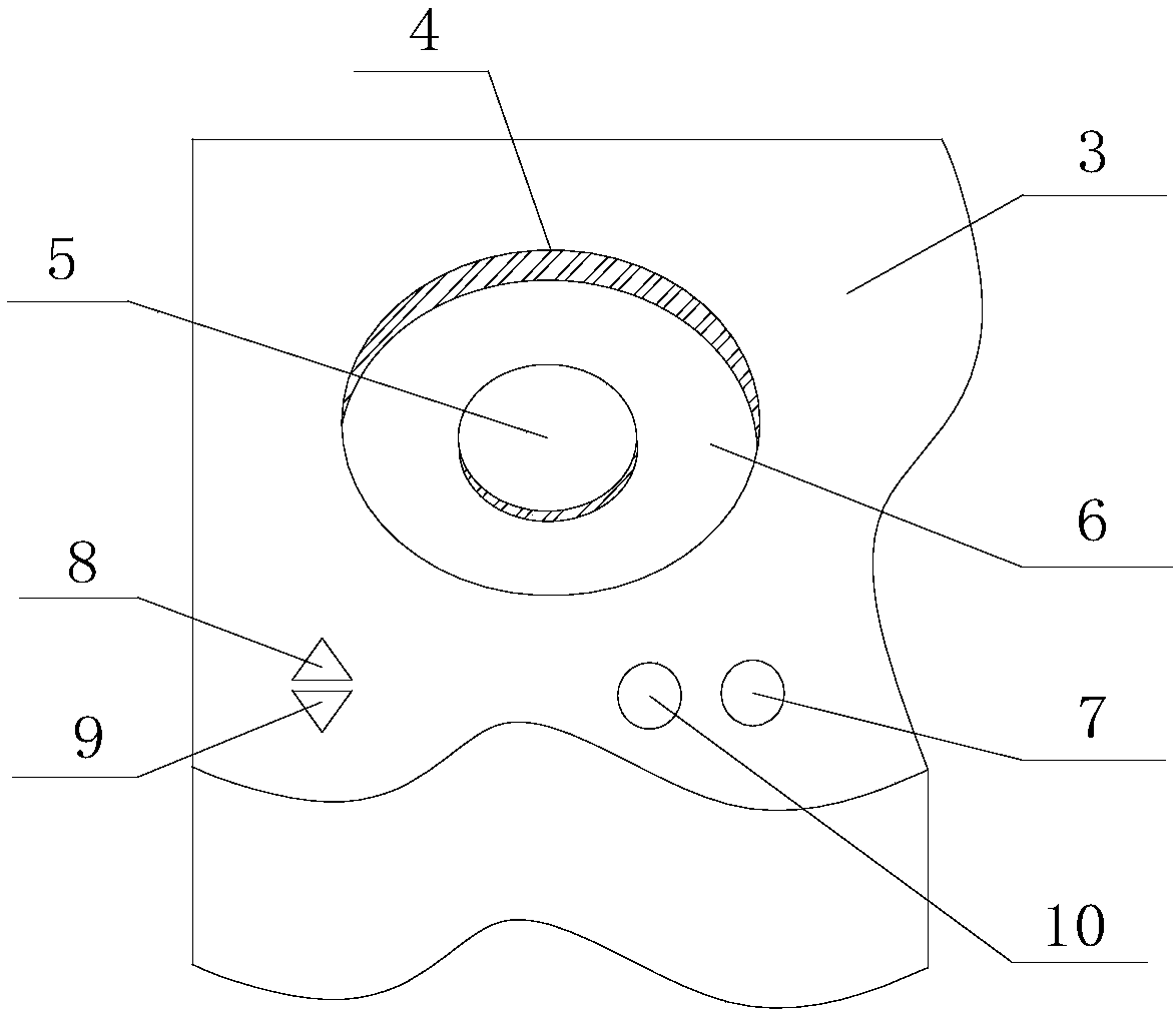 Magnetic suction type water cup fixing system arranged on table top