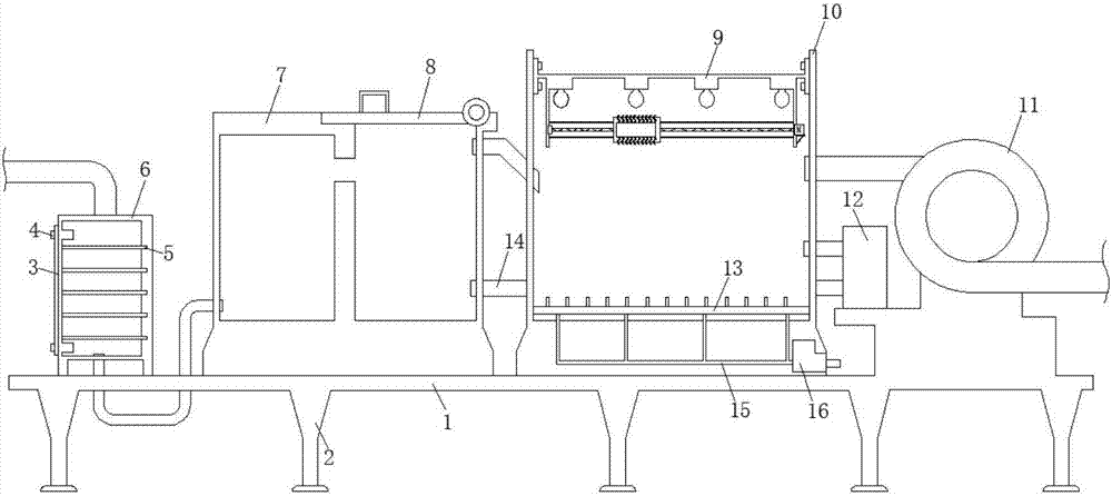 Water purification and supply device based on A2O process