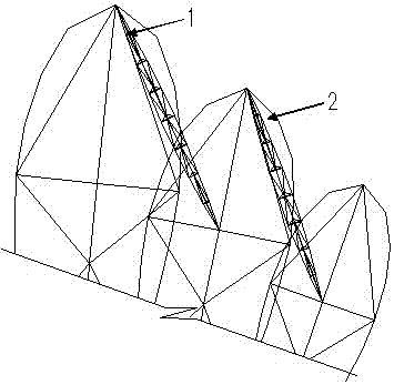 Long-span cantilever steel structure construction method