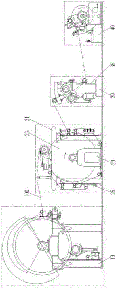 Double-sided polishing device for rolled steel plates