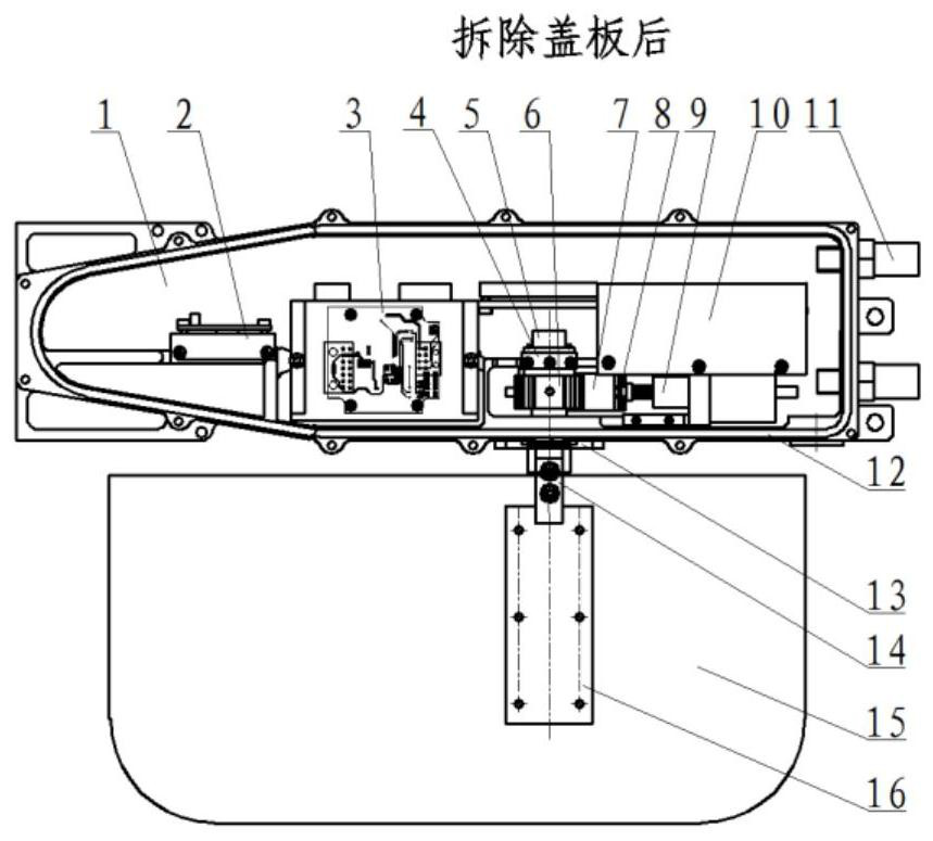 A steering gear for a wave energy autonomous glider